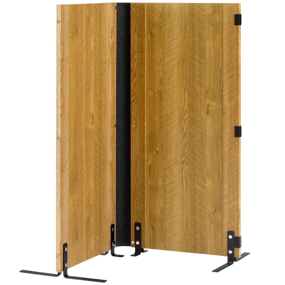 間仕切り パーテーション 木製 2連 二つ折り 衝立 目隠し 折りたたみ