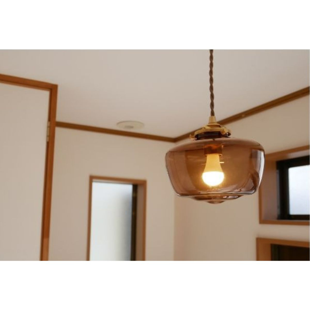 村上工作所 ペンダントライト 透明 ガラス リビング シンプル 北欧