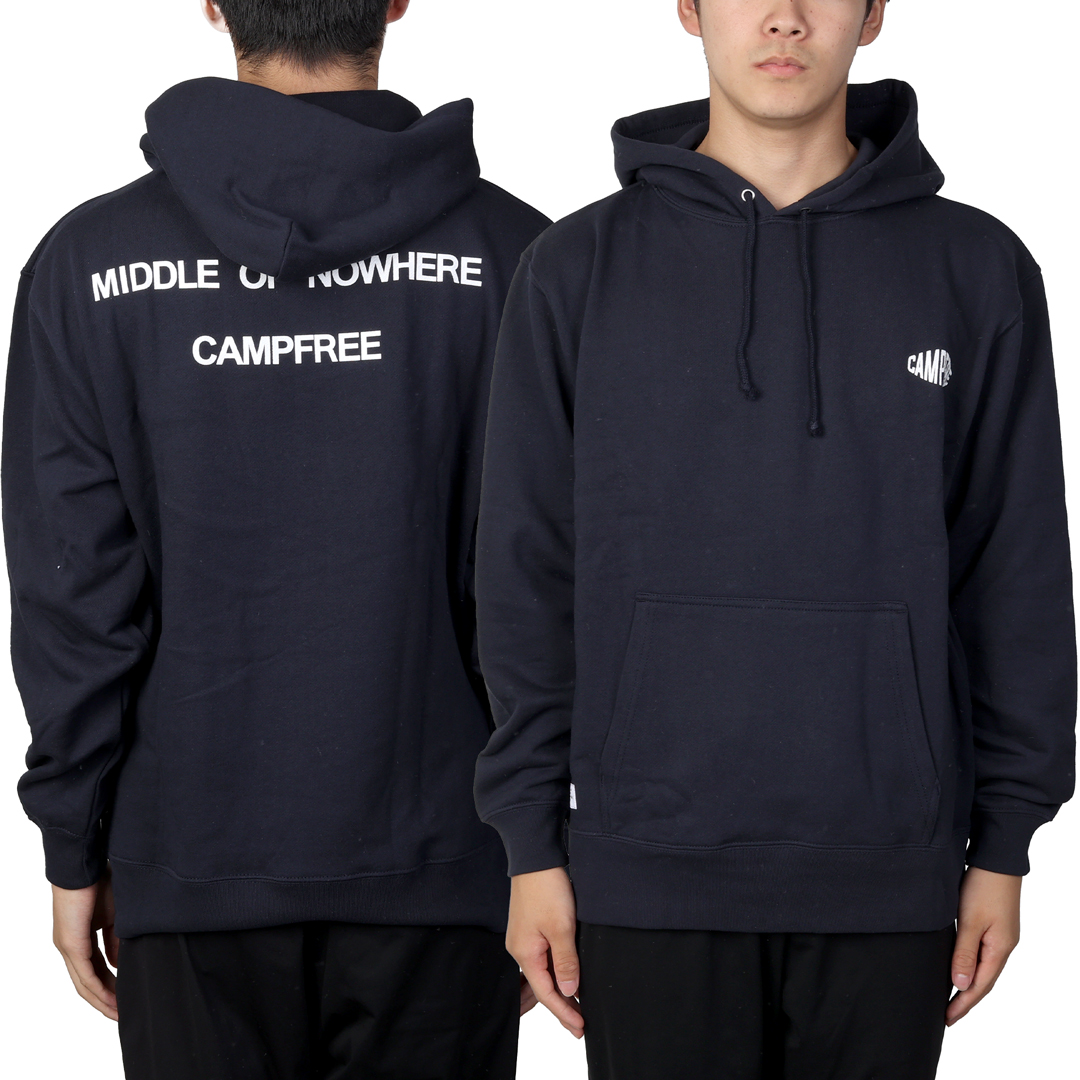 プルオーバー パーカー CAMPFREE 10.0オンス グラフィックパーカー 腕