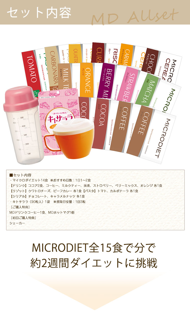 サニーヘルス マイクロダイエット 全種類セット【送料無料