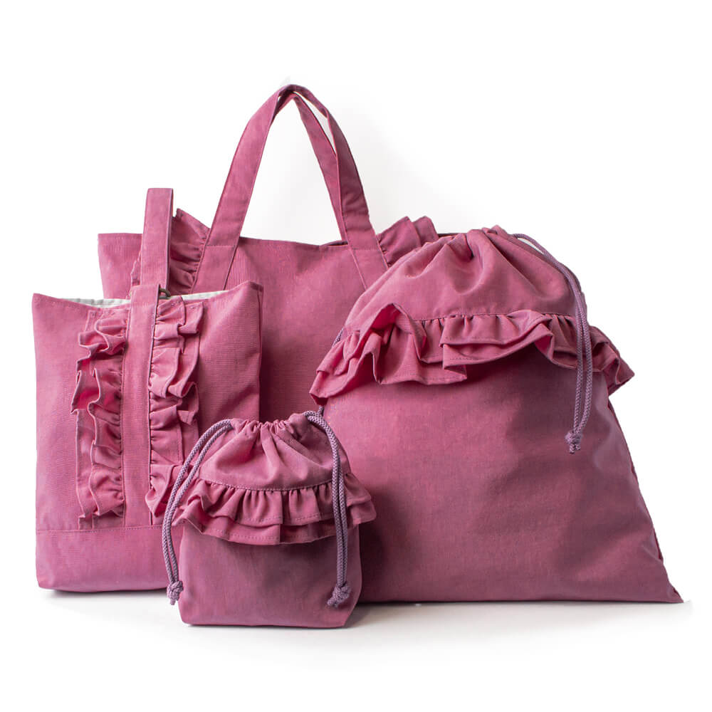 入園入学4点セット 撥水 フリル かわいい 女の子 安心の日本製