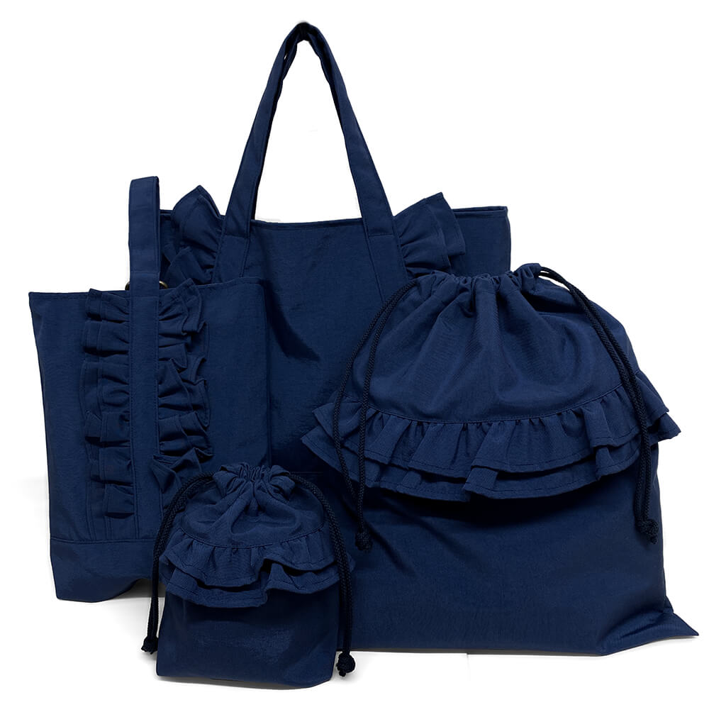 入園入学4点セット 撥水 フリル かわいい 女の子 安心の日本製