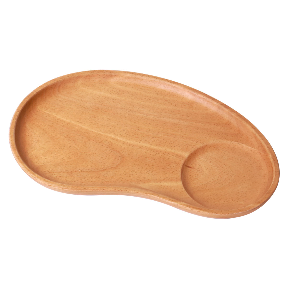 みよし漆器本舗 10％OFF プレート トレー 木製 豆型 トレイ お盆 ワン