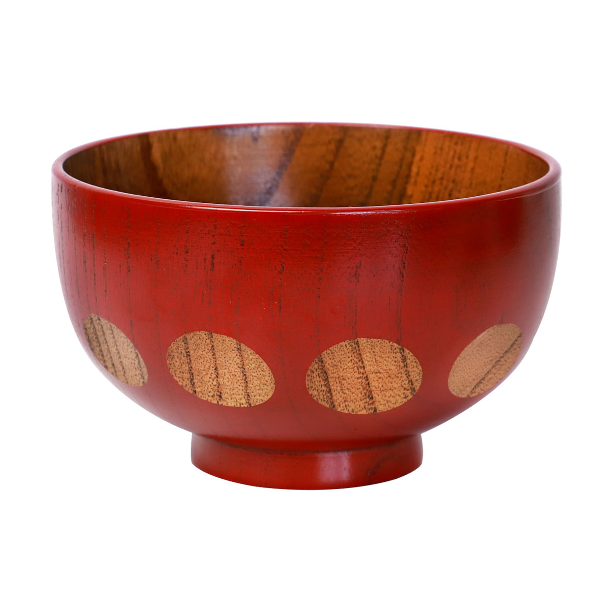 みよし漆器本舗 10％OFF 汁椀 天然木製 お椀 おわん 水玉 みずたま