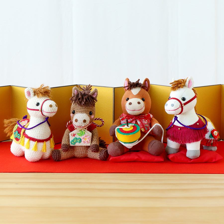 2026干支あみぐるみキット 幸運の飾り馬 : 布がたり ヤフー店 - 通販