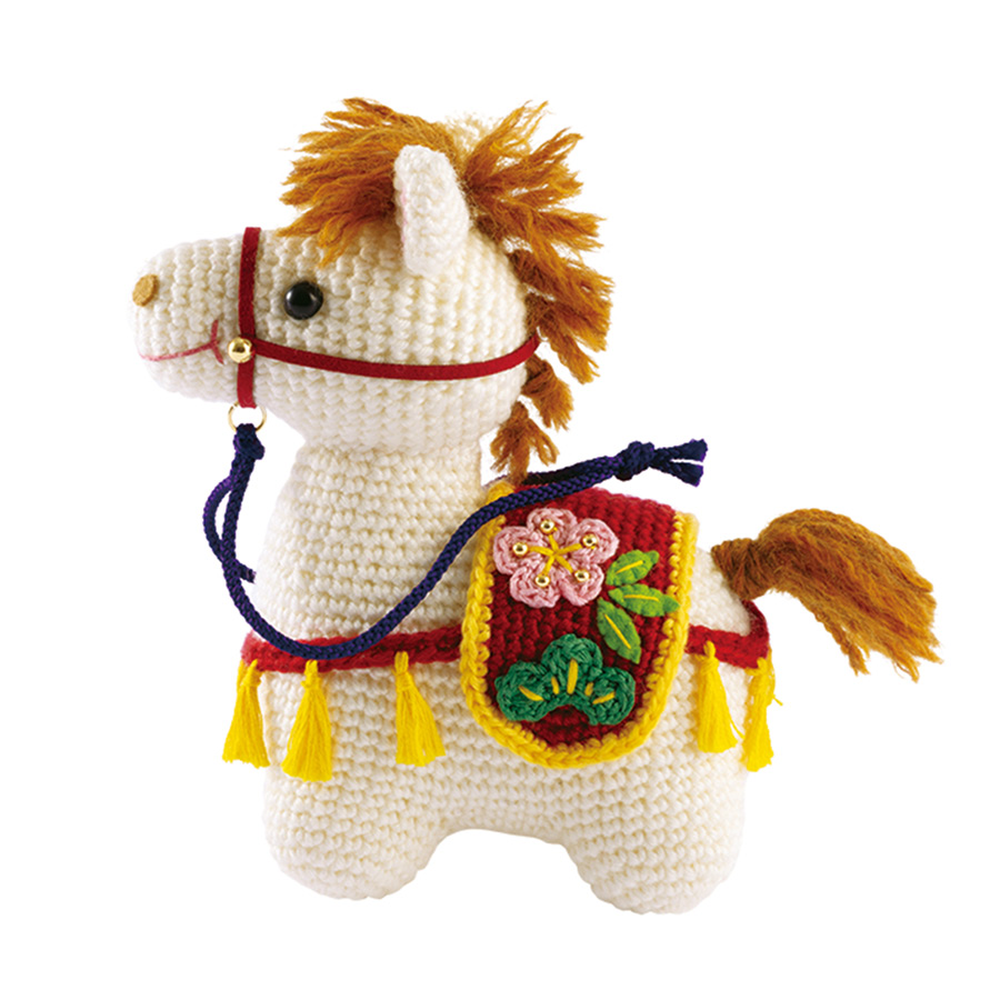 2026干支あみぐるみキット 幸運の飾り馬 : 布がたり ヤフー店 - 通販
