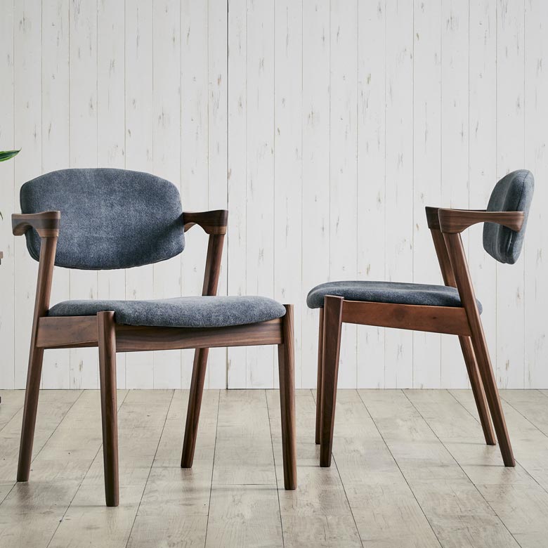 未来商会 ダイニングチェア 2脚入り 食卓椅子 2脚セット 木製チェア