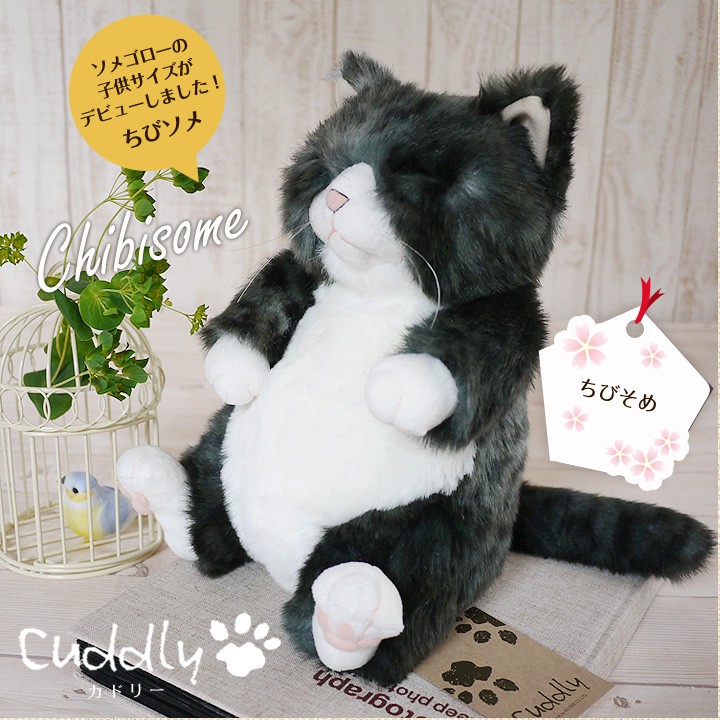 Cuddly 猫 ぬいぐるみ ちびソメ カドリー 猫グッズ 猫雑貨 猫
