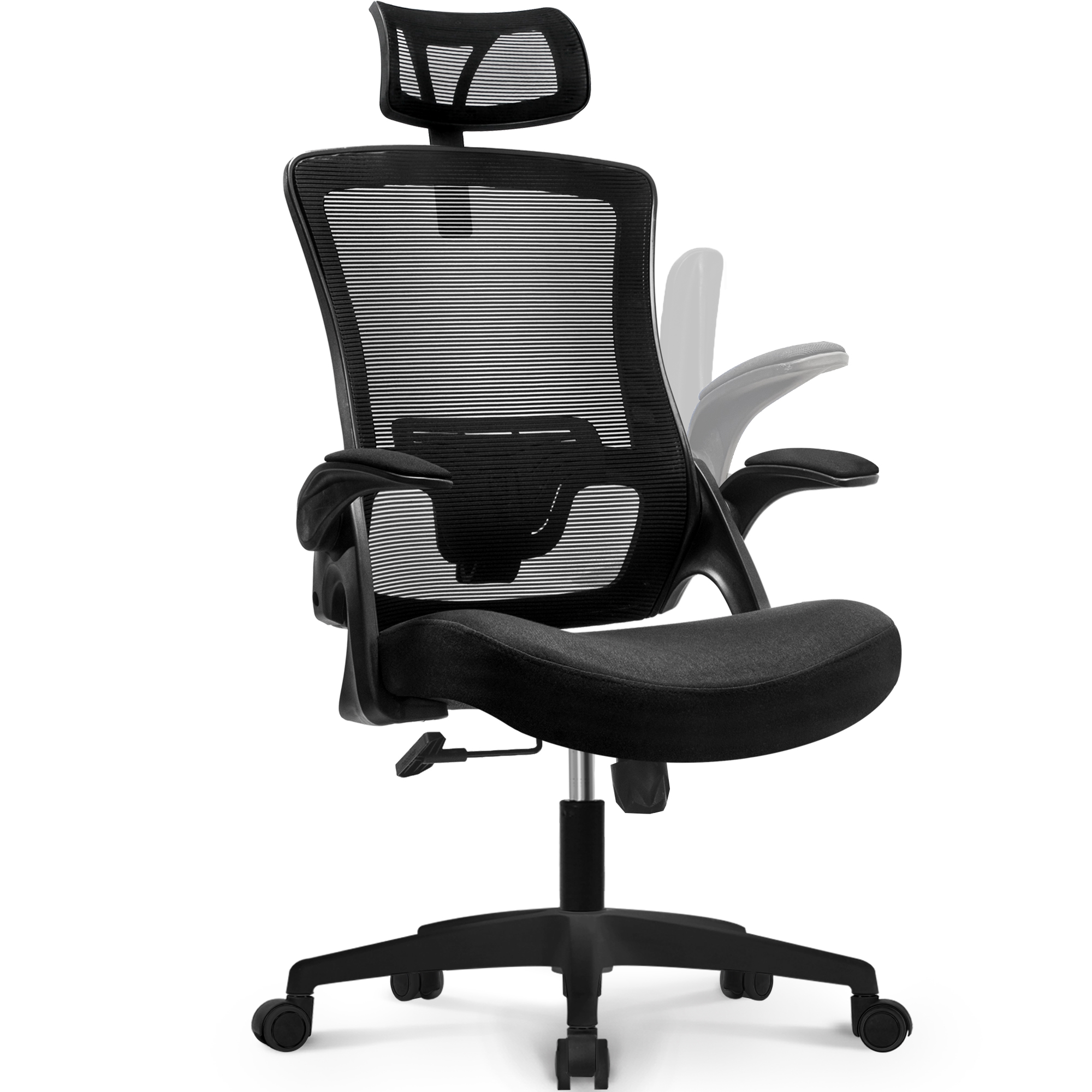 neo chair オフィスチェア ヘッドレスト 跳ね上げ デスクチェア