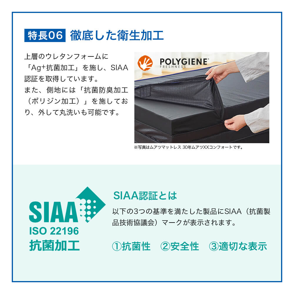 西川（nishikawa） マットレス シングル ムアツ布団 折りたたみ 三