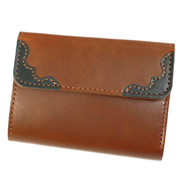 在庫限り】三つ折りミドルウォレット ProfLine 栃木レザー 財布 本革