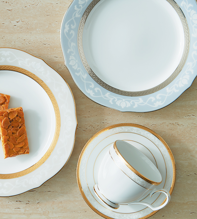 ノリタケ ハンプシャーゴールド 16cmプレート ( ケーキ皿 取り皿