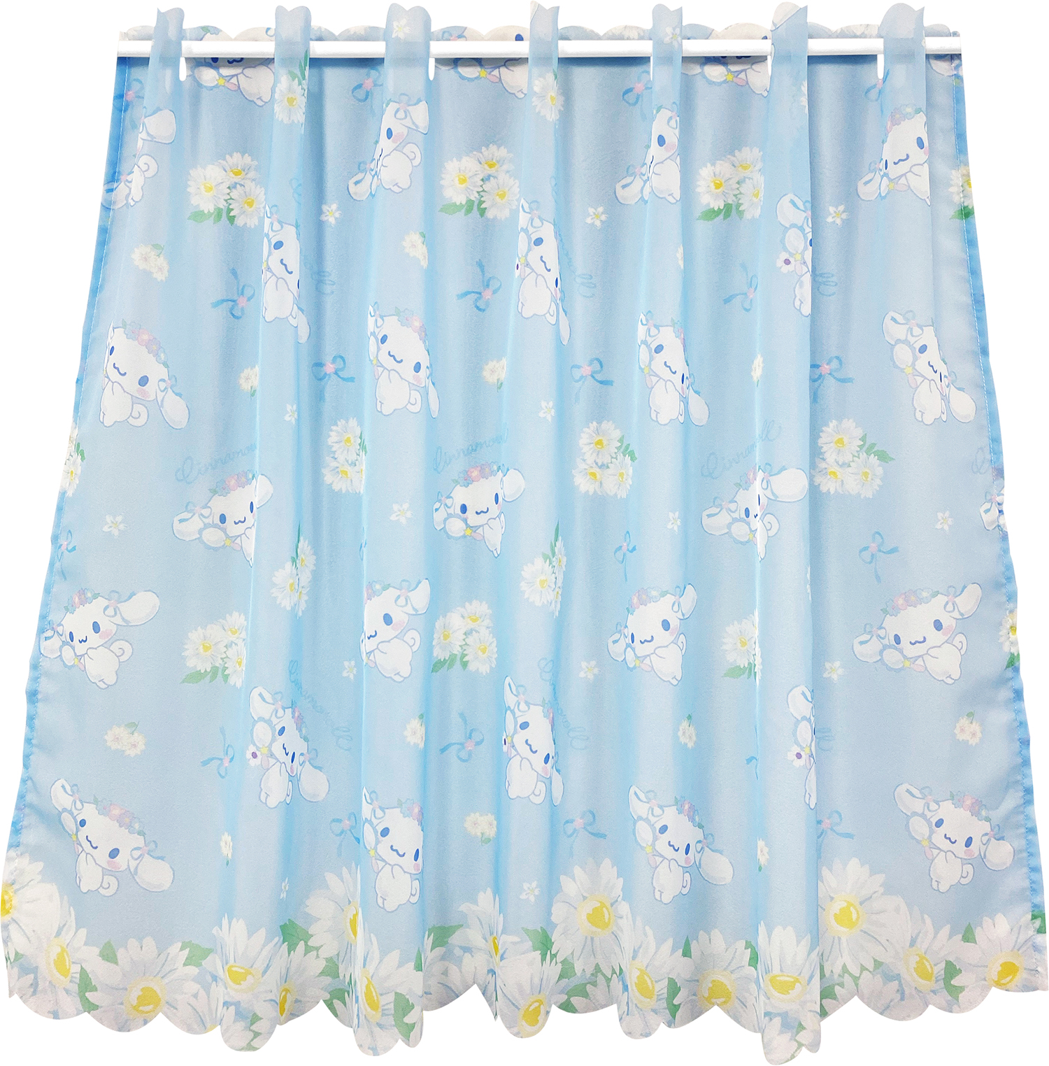 sanrio（サンリオ） カフェカーテン おしゃれ ロング 70cm レース 小窓