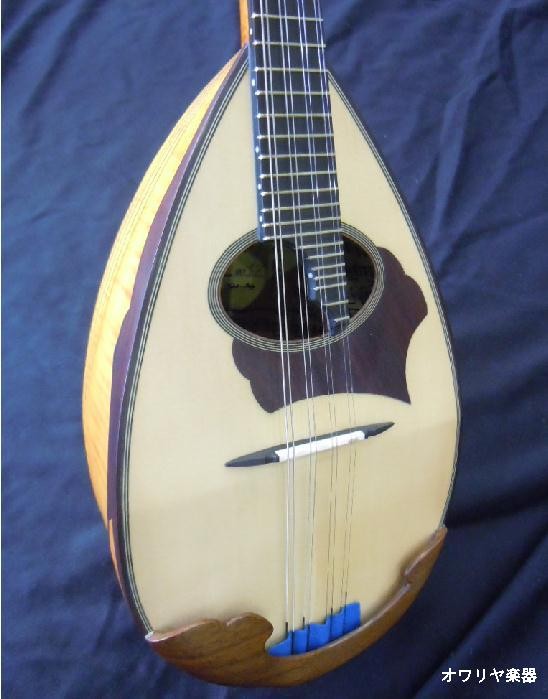 イタリアナポリ製マンドリン【製作証明書付】Bottega／ボッテガ 掘り