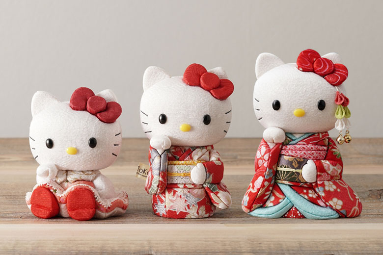 キティちゃんが招き猫で登場 招きハローキティ（舞妓） キティちゃん