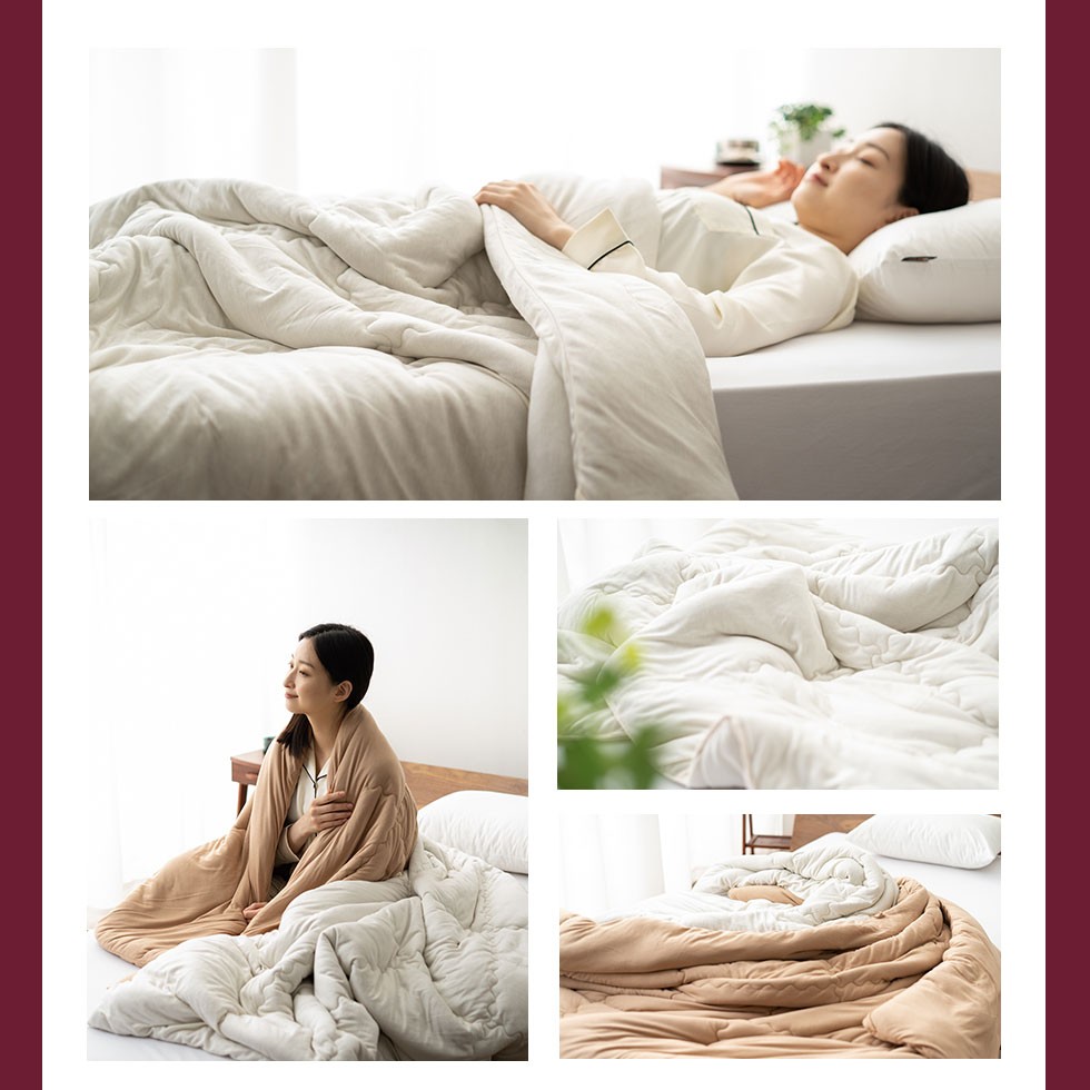 EMOOR（エムール） 掛け布団 シングル キャメル 日本製 モダール 天然