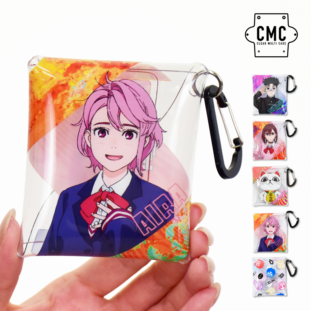 ダンダダン クリアポーチ 小物入れ 定期入れ イヤホン airpods/pro