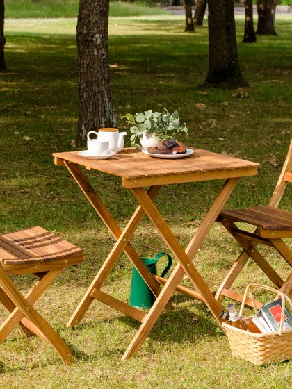 ガーデンテーブル 折りたたみ 木製 おしゃれ アウトドア テラス