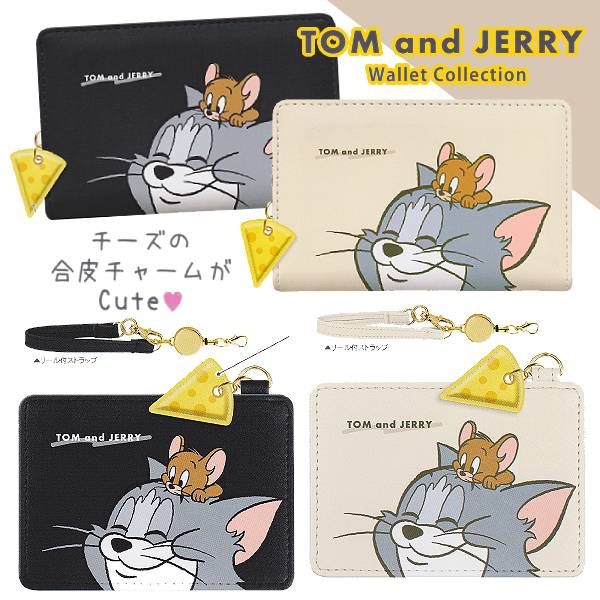 CRUX（クラックス） トムとジェリー/リールストラップ付き パスケース