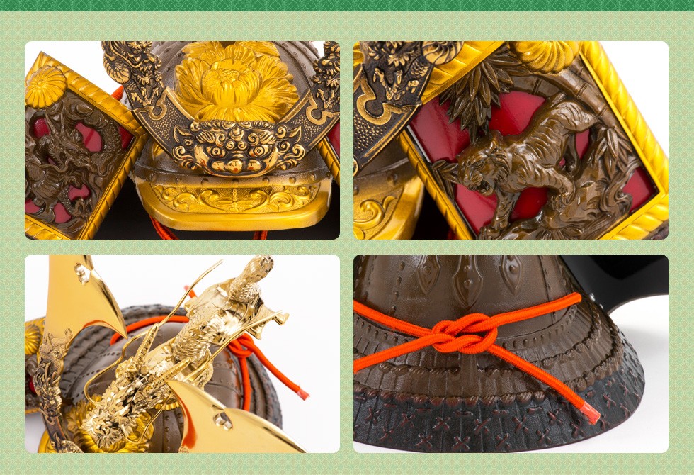 リュウコドウ 五月人形 高級 兜飾り おしゃれ 端午の節句 コンパクト