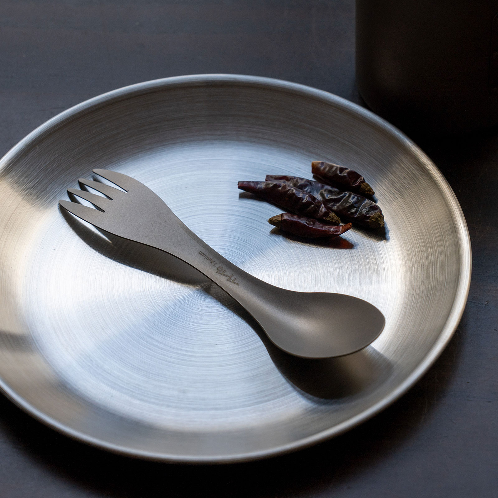 チタン スプーン＆フォーク 16g/一体型カトラリー カトラリー スポーク