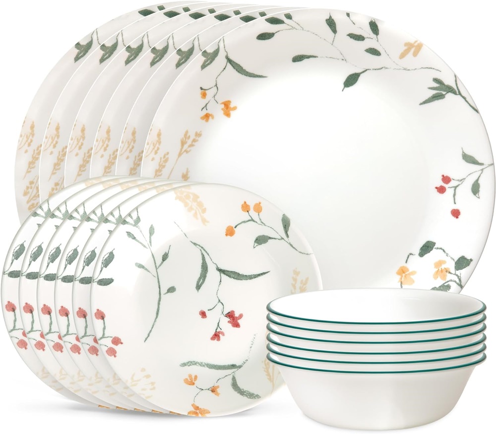 CORELLE（コレール） 食器18点セット 食器セット ワイルドフラワー 花