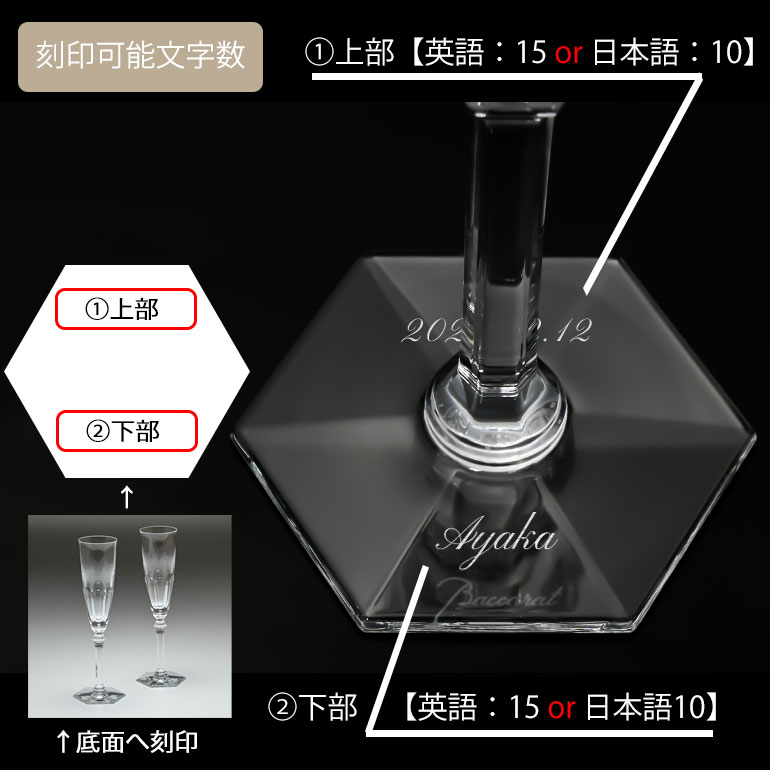 バカラ（Baccarat） ギフトセット グラス ペア アルクール イブ 25cm