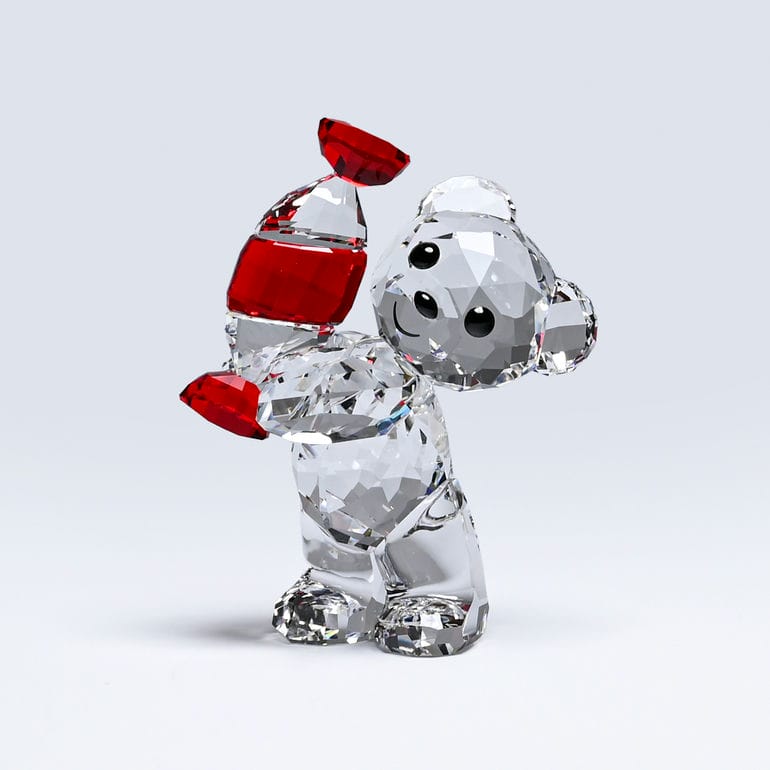 SWAROVSKI（スワロフスキー） クリスタルフィギュア KRISベア ホリデイ