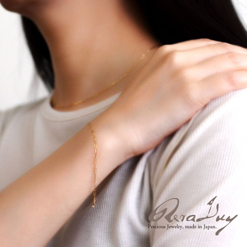 ALOHA MANA（アロハマナ） ブレスレット ゴールド チェーン k10