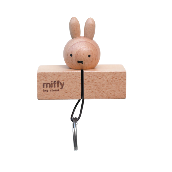 ミッフィー キーフック キースタンド 鍵置き マグネット 木製 鍵掛け