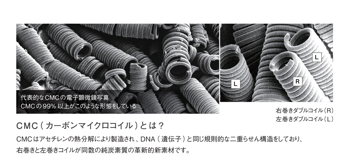 電磁波防止グッズ 5G対応 CMC カーボンマイクロコイル ロッド10