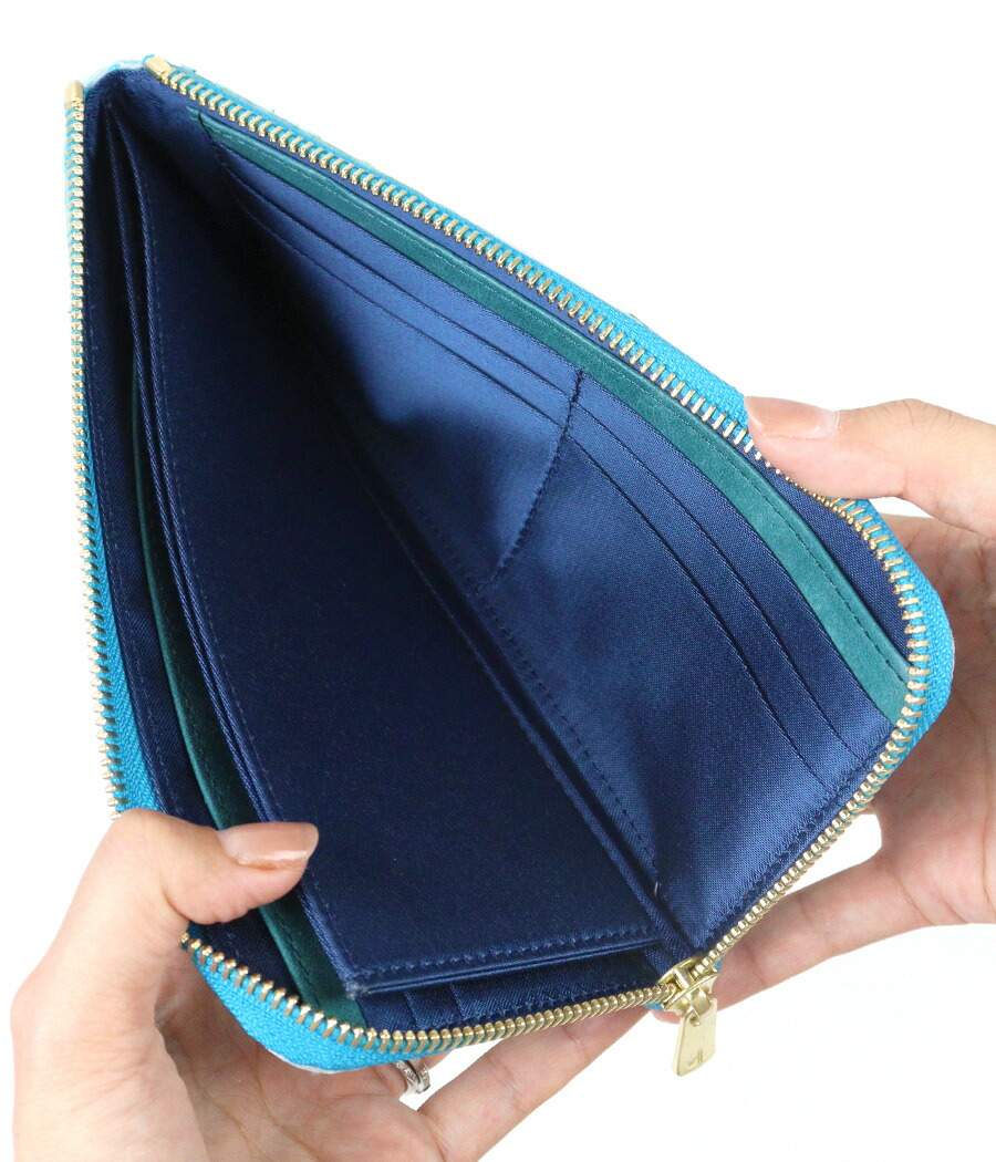 ZOO ズー 篭染め 蛇革 ダイヤモンドパイソン L字ファスナー長財布 zlw