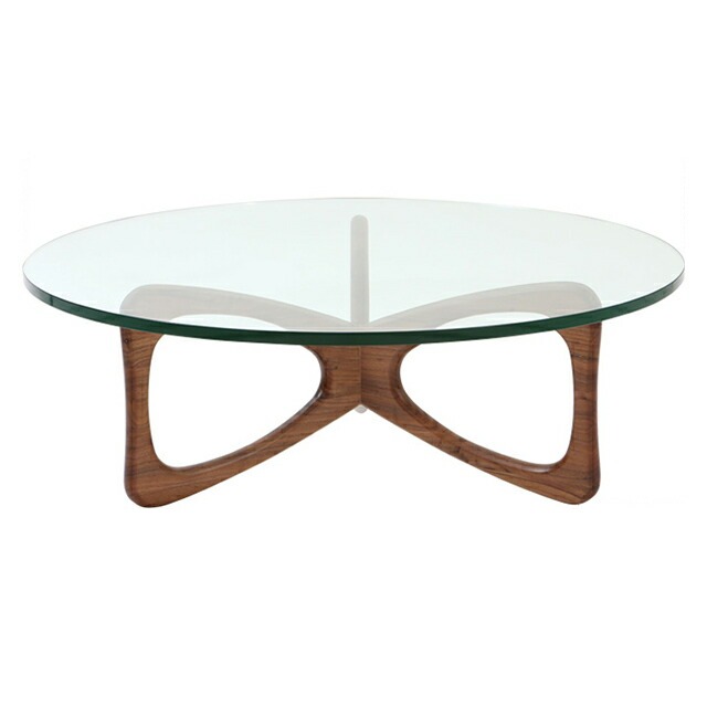 ARMONIA（アルモニア） テーブル センターテーブル 円型 木製 ガラス