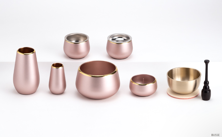 仏具セット トキオ 7点 -おりん付-（仏具セット ミニ モダン仏具セット