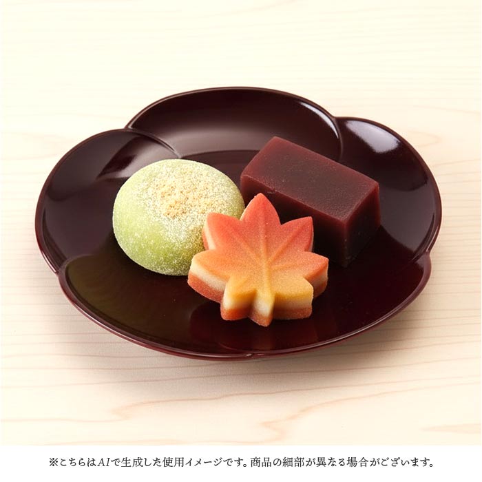 銘々皿 漆器 山中塗 通販 日本製 国産 小皿 梅型 ミタニ 山中漆器 和