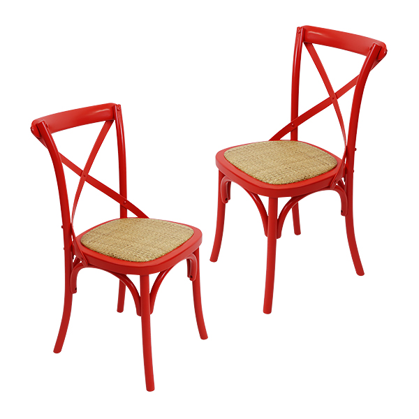 トーネットチェア 2脚セット 籐 カントリーチェア トーネット