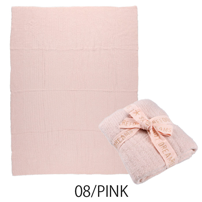 BAREFOOT DREAMS ピンク ブランケット 137x182cm Barefoot Dreams Pink