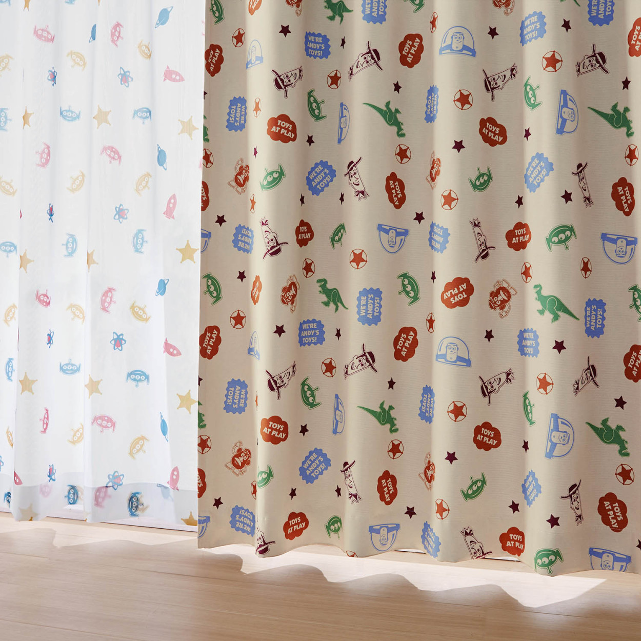 Disney（ディズニー） カーテンセット カーテン 安い おしゃれ 遮光 UV