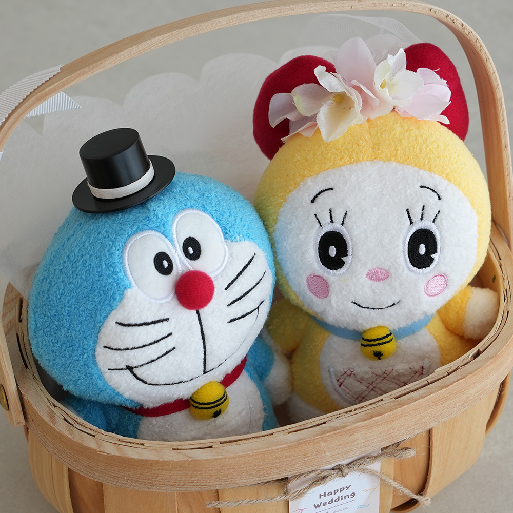 ドラえもんウェディングドールバスケット ウェルカムドール 結婚祝い