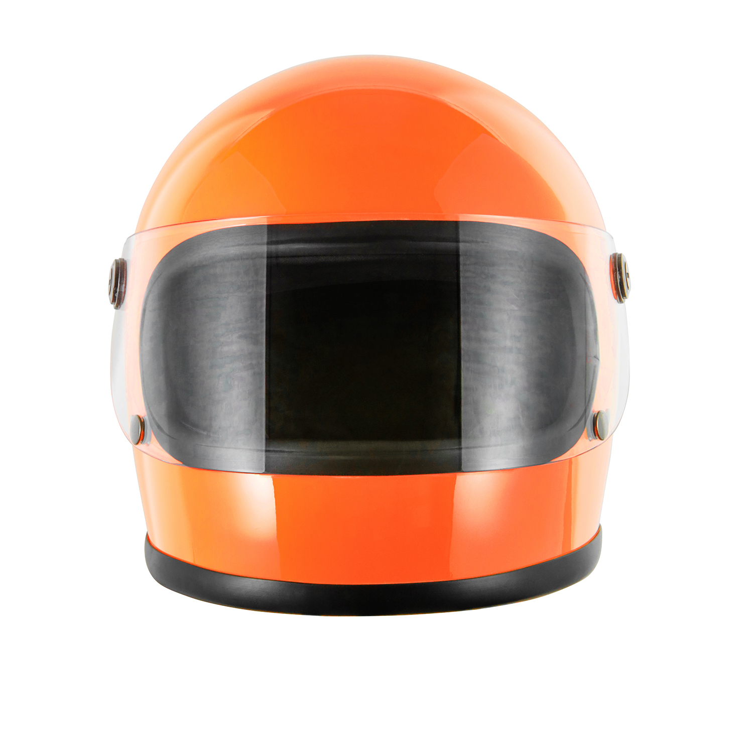 フルフェイスヘルメット バイクヘルメット オレンジ フリーサイズ 57