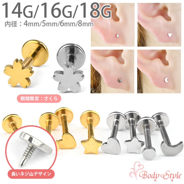 Body-Style 2・3・4月限定モチーフ入荷 ボディピアス ステンレス
