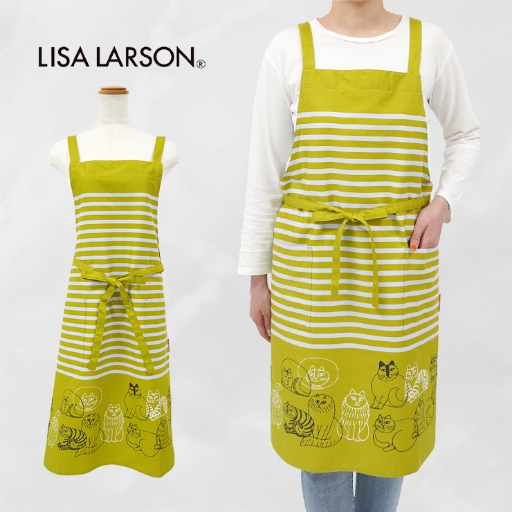 Lisa Larson（リサラーソン） エプロン ブランド クロスエプロン 日本