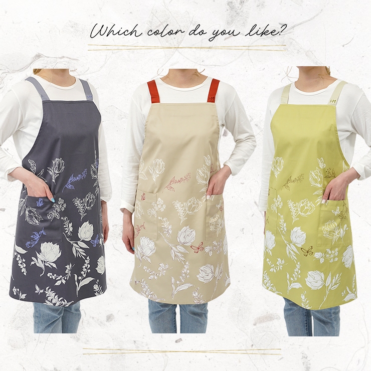 HANAE MORI（ハナエモリ） エプロン ブランドエプロン 百貨店 ミセス