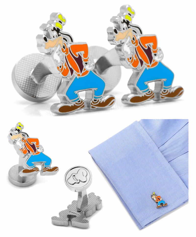 ディズニー カフス カフスボタン グーフィー Disney カフリンクス