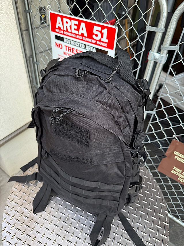 米軍タイプ A-3 ミリタリー バックパック 40L （ブラック） U.S.タイプ