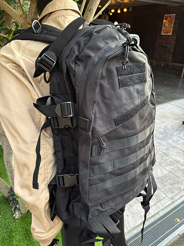 米軍タイプ A-3 ミリタリー バックパック 40L （ブラック） U.S.タイプ