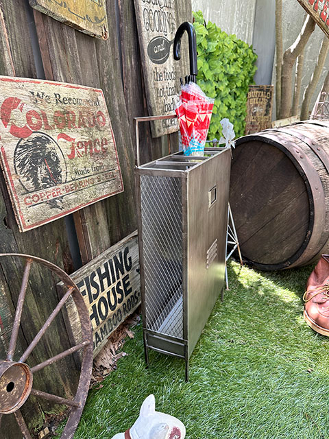 インダストリアル メタル アンブレラスタンド2 （スリムワイド） 傘