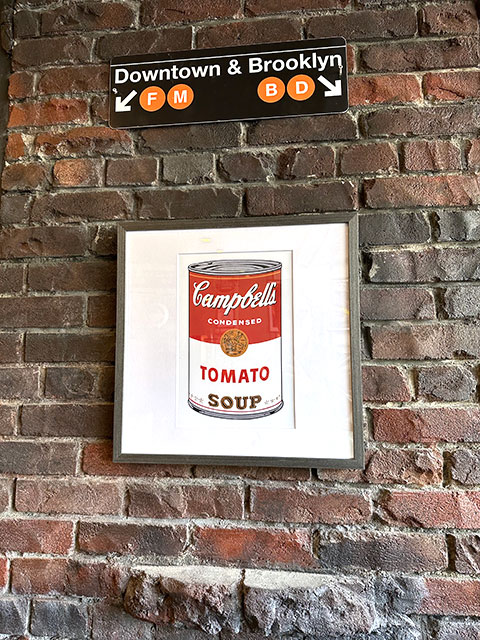 アンディ・ウォーホル アートフレーム （Campbell's Soup） 木製額付き