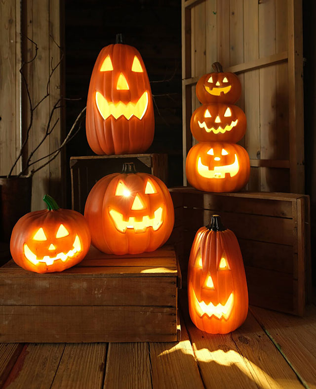 超特大サイズ！ ビッグ パンプキンランタン ラウンド 52cm （XXLサイズ