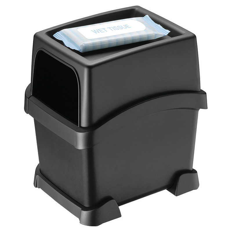 カーメイト（CARMATE） 車 ゴミ箱 DZ573 サポーター付 ゴミ箱 トレイ付